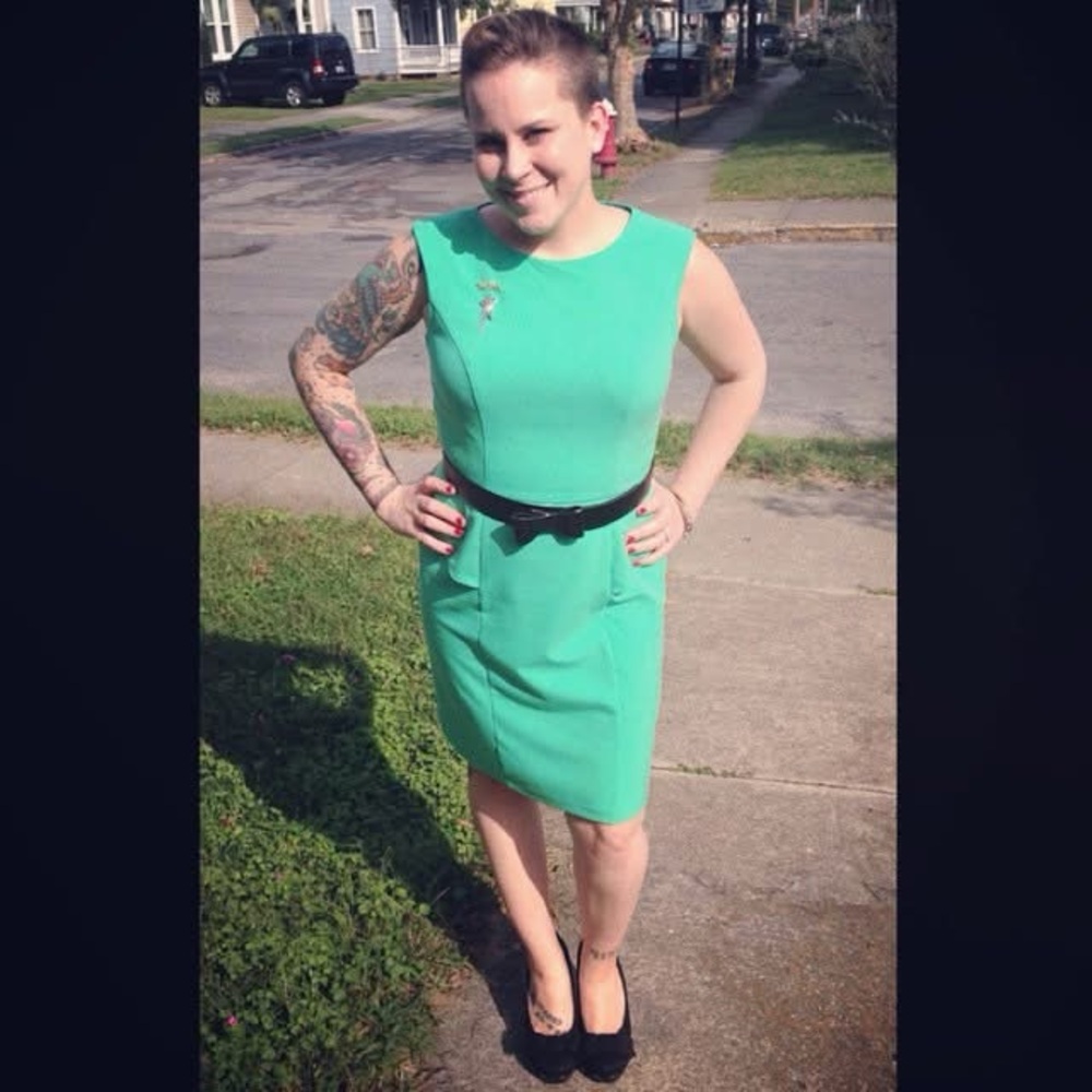 Seafoam Green Sleeveless Dress